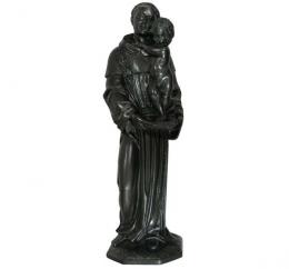 BLACK SYNTHETIC MARBLE ST ANTHONY